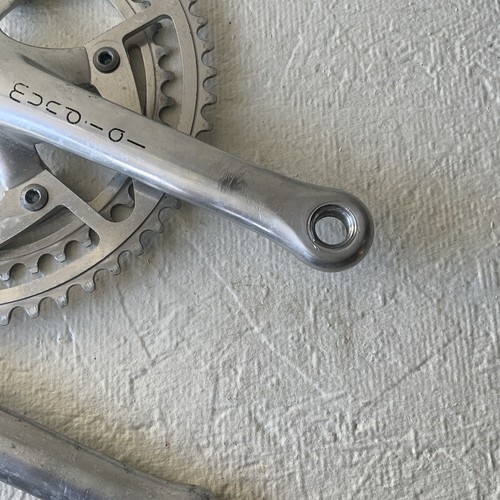 OFMEGA MUNDIAL CRANKSET 170 MM DOUBLE 42-52 TOOTH 6, 7, OR 8 SPEED - Picture 4 of 8