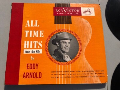 Eddy Arnold 78rpm Set RCA Victor Records #P-195 All Time Hits From the Hills