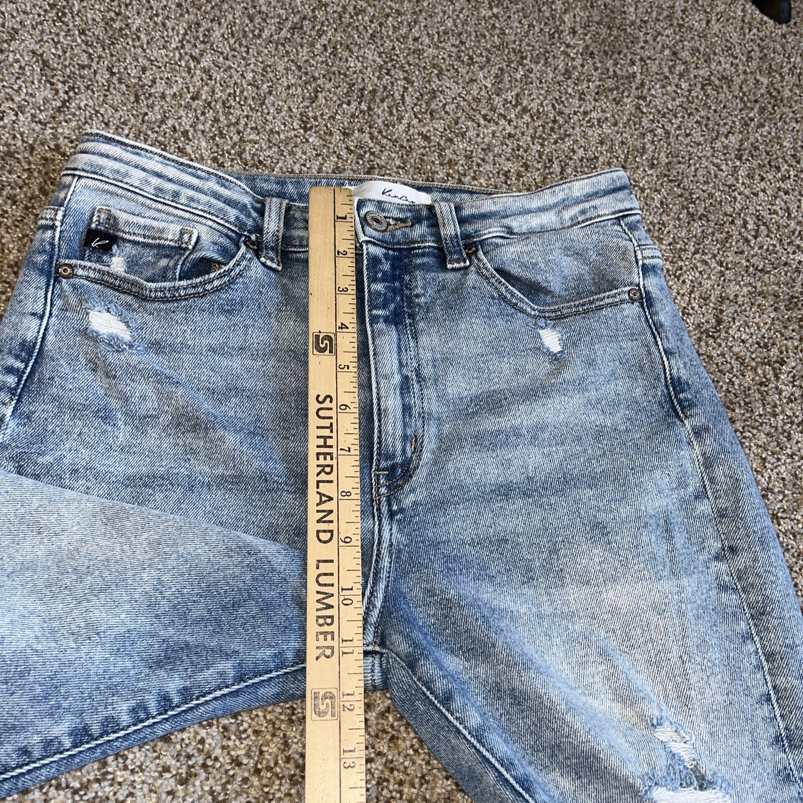 KanCan Estillo Distressed High Rise Distressed Jeans Size 11/29 (29x30) Womens - View 6