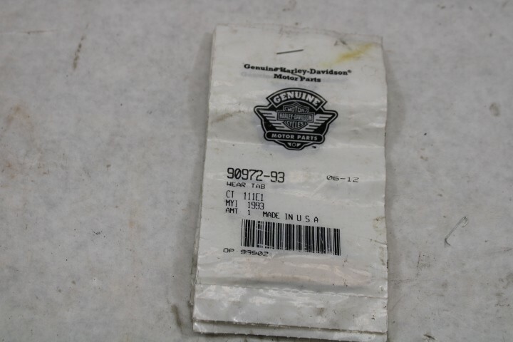 Harley Davidson Wear Tab 90972-93 **SOLD EACH** | eBay