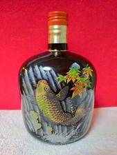 Suntory Old Whisky Special Design Carp Glass bottle (empty) サントリー From Japan