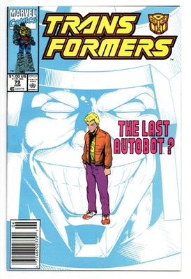 Transformers #79 Newsstand Marvel 1991 VF/NM Penultimate Low Print