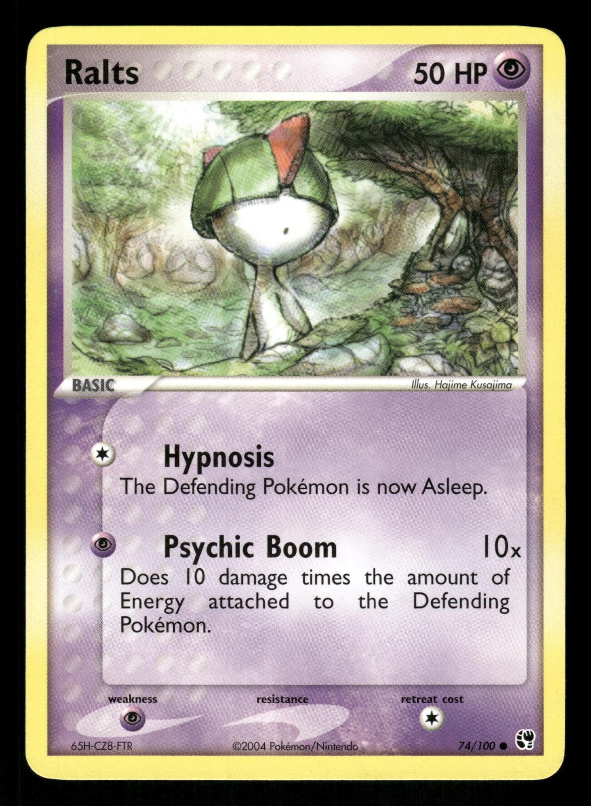 Ralts 74/100 NM Common Sandstorm 2003 Pokemon TCG