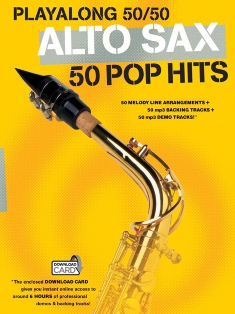 Playalong 50/50 Alto Sax: 50 Pop Hits | Alto Saxophone Sheet Music Songbook with Online Audio Backing Tracks | 50 Pop and Rock Hits for Easy Saxophone Practice, Learning and Performance - Image 4