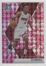 2019-20 Panini Mosaic Rookies Pink Camo Prizm KZ Okpala #210 n7r