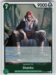 Shanks OP14-027 The Azure Sea's Seven Rare Foil