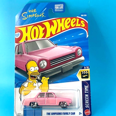 #ad #ad HOT WHEELS 2026 THE SIMPSONS FAMILY CAR PEARL PINK 108 250 JJJ68 SCREEN TIME $5.00
