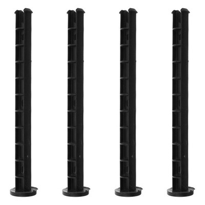  4 Pcs Outdoor Trash Can Plug Locking Lid for Cans Security Garbage Pins