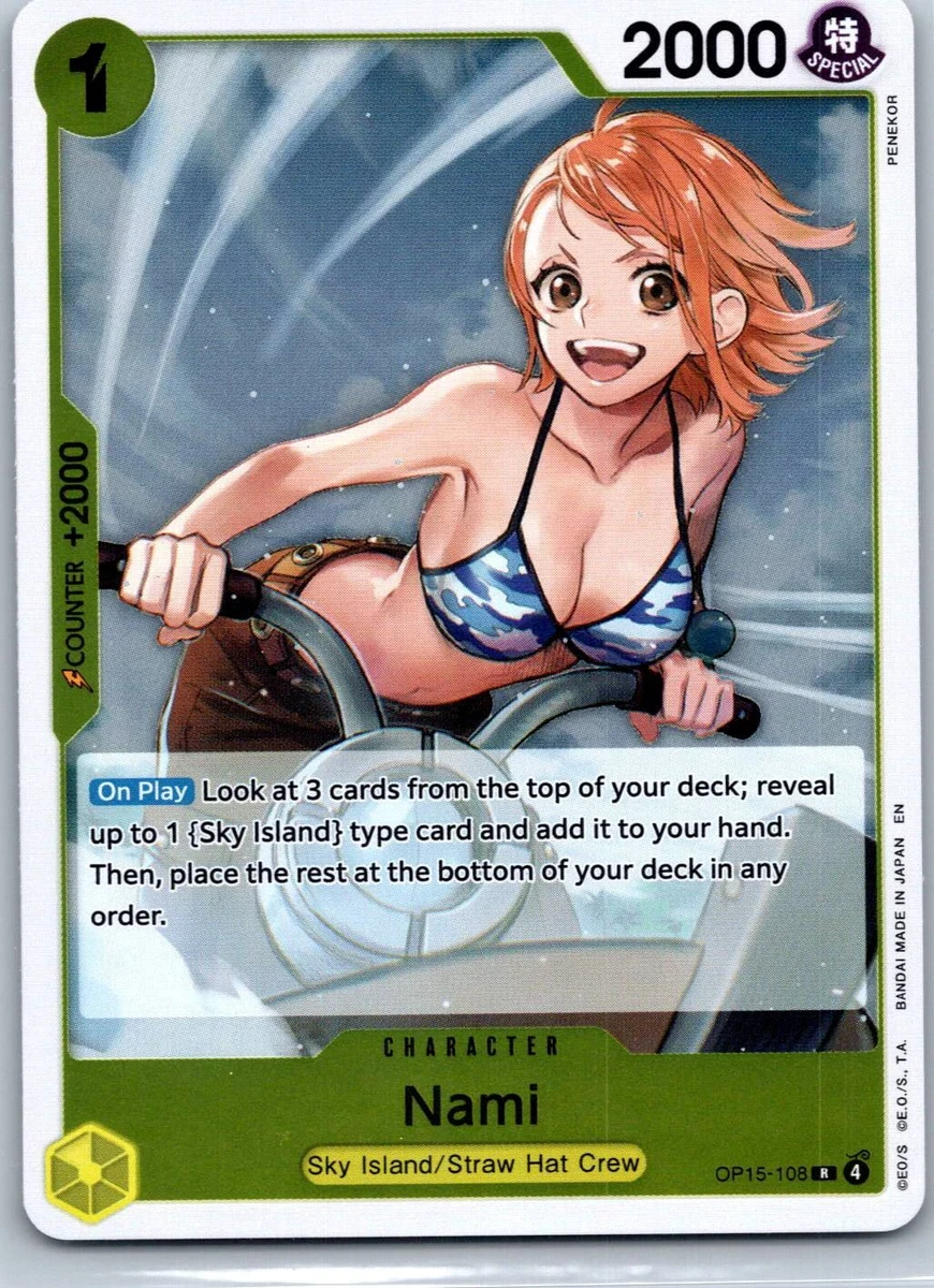 Nami OP15-108 Adventure on Kami's Island for sale | eBay