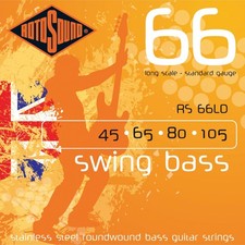 Rotosound RS66LD Swing Bass Electric Bass 4 String Set (45-105)