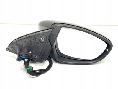 Rechter Außenspiegel VW Passat B7 Limousine 10-15 Schwarz-Eichenbraun / LO 07830