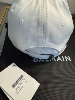 新品未使用　BALMAIN フランス製　定価26250円 高級 綿100% New Designer Balmain Hat | eBay