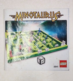 Lego 3841 Minotaurus Buildable Dice Board Game ~ GOOD USED COMPLETE CONDITION 