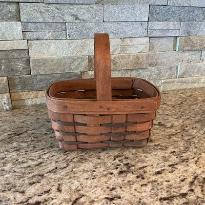LONGABERGER 1989 HANDWOVEN U.S.A. BASKET * VINTAGE *