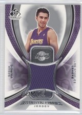 2005-06 SP Game Used Edition Authentic Fabrics Sasha Vujacic #AF-SV 9ef
