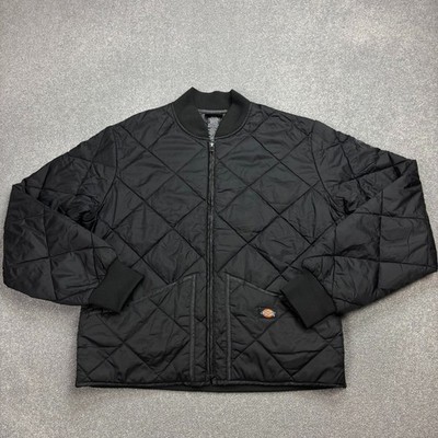 Dickies Jacke Erwachsene Large schwarz Hausarbeit Arbeitskleidung Bomber...