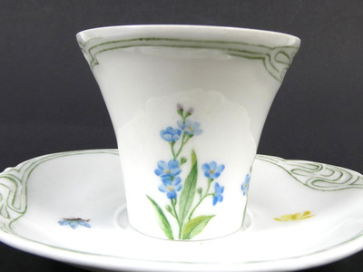 Rosenthal Art Nouveau Cup Forget-Me-Not A9-O
