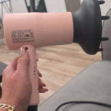 AINA 1600W Pink/Black Hair Dryer with Diffuse...
