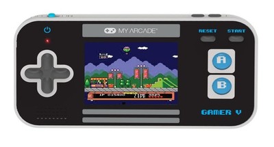 Gamer V ClassicBlue Tragbare Spielekonsole mit 220 Spielen, 2,5ZollFarbdispla...
