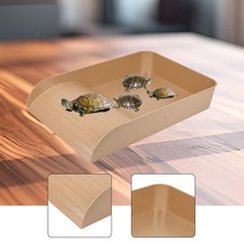 Turtle Bathing Pool Tortoise Water Dish with Ramp Large Habitat Accessories