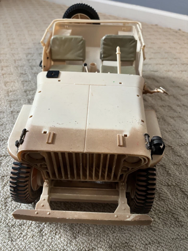 Hasbro 2002 G.I. Joe Willy's Jeep Desert Patrol Vehículo Escala 1/6 No Completo Foto 3 de 4