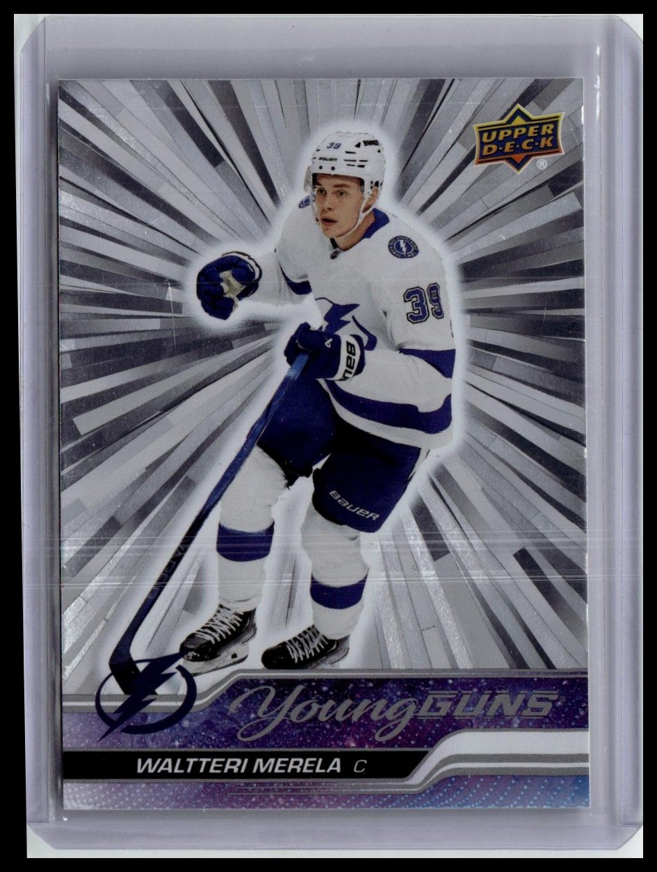 2023-24 Upper Deck #454 Waltteri Merela Outburst Silver