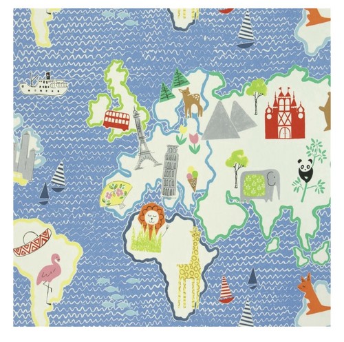 Designers Guild Around The World Blackout Curtains 4 Panels Custom Weighted
