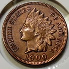 1900 Indian Head Cent - UNC✨️ - 4 Diamonds, RD Beauty, Sharp Strike!