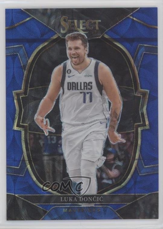 2022-23 Panini Select Concourse Blue Scope Prizm 221/249 Luka Doncic #51 16p1