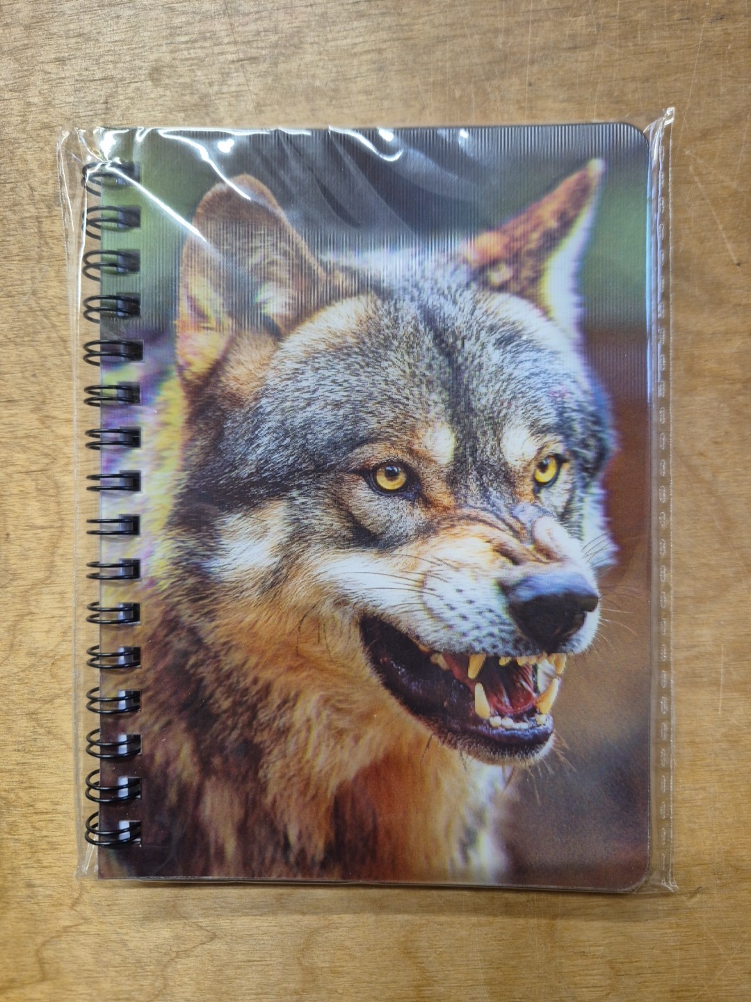 Grey Wolf Notebook Grey Wolves Notebooks A6 lined Notepad Wild Animal Notepads