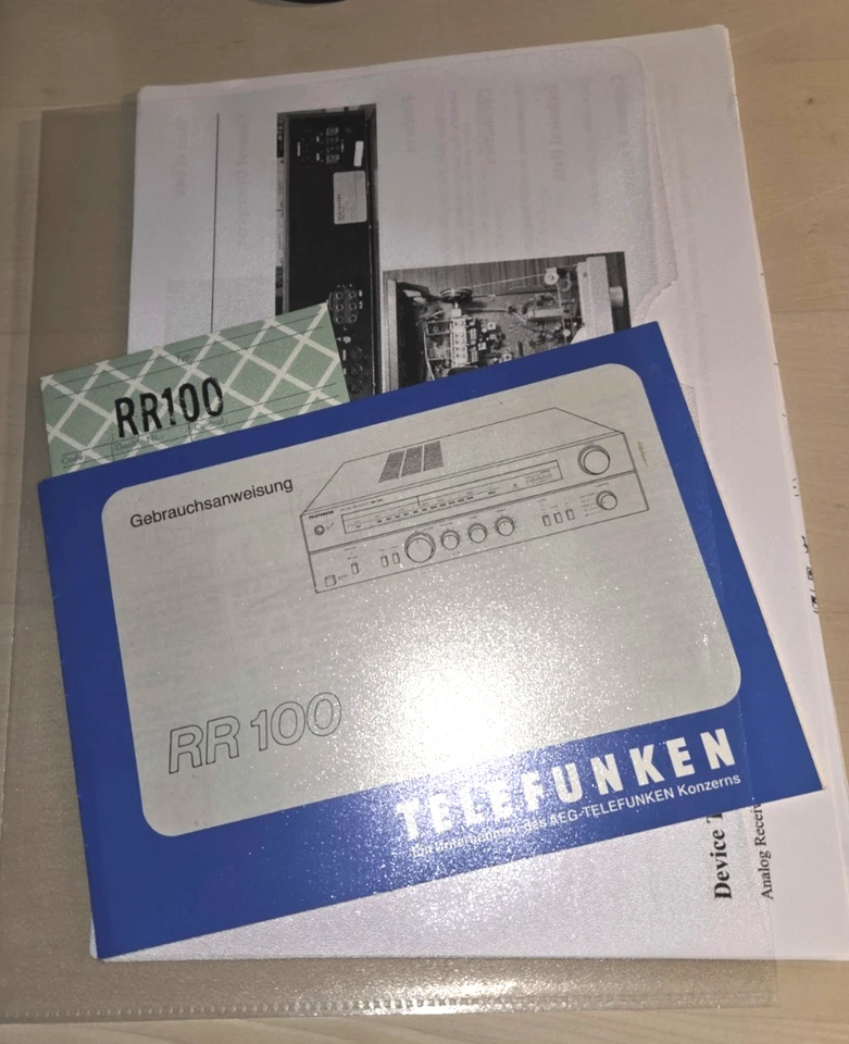 Telefunken HiFI Empfänger-Verstärker RR 100 - funktioniert - Bild 3 von 4