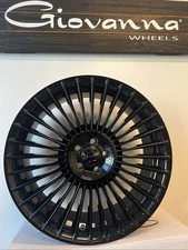 22' STAGGERED GIANELLE CABO GLOSS BLACK RIMS (5X120) IMPALA TESLA Y CAMARO BMW