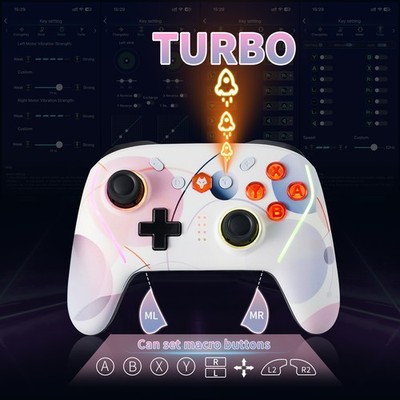 Wireless Pro Controller Gamepad Joystick For Switch 2/OLED/Lite PC IOS tablet