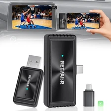 GETPAIRR Cast Wireless Screen Mirroring No Lag Streaming & Wireless CarPlay