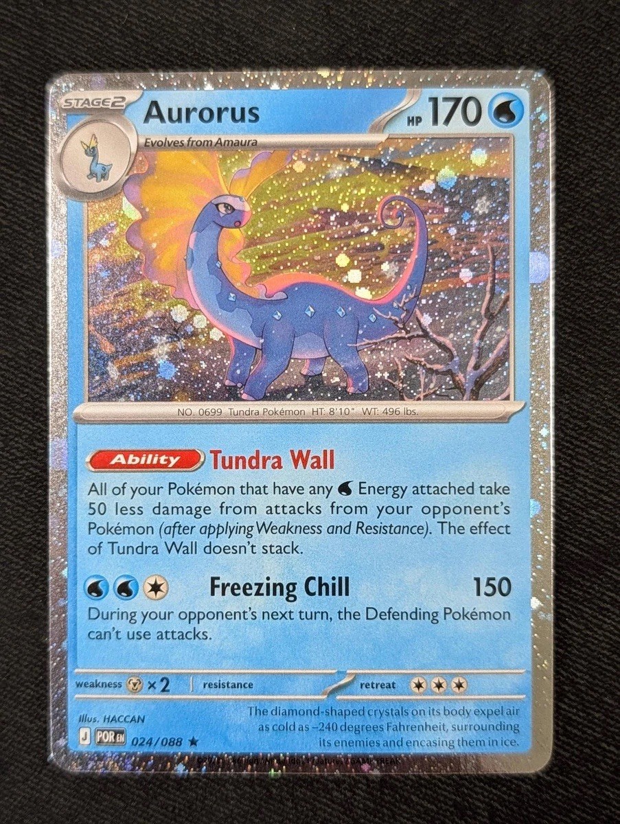 Aurorus (Cosmos Holo) Holo Rare Blister Exclusives 024/088 NM
