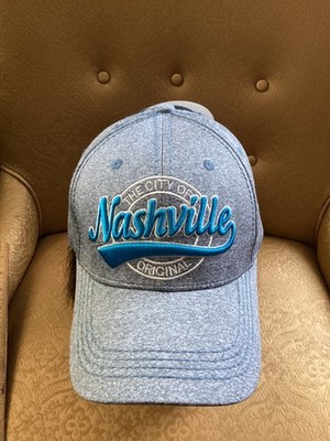 NWT ROBIN RUTH ORIGINAL NASHVILLE BaseBall Cap Hat OS, Blue/Turquoise/White
