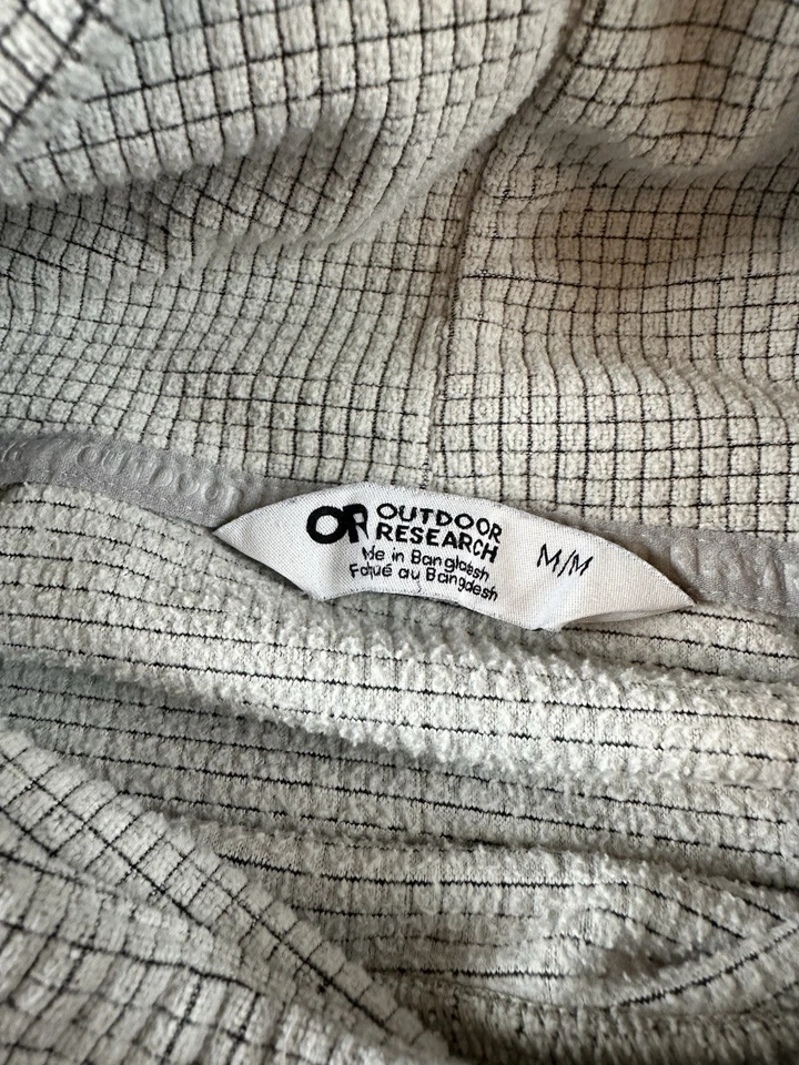 Suéter para mujer Outdoor Research mediano mezcla de senderos capucha tejido gofre O Foto 3 de 4