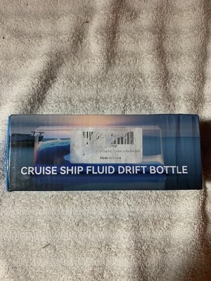 Cruise Ship Fluid Drift Bottle, Unsinkable Boat in a Box