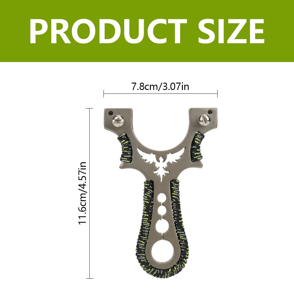Powerful Sling-shot Catapult Alloy Handle Sling Shot Game Hunting High ...