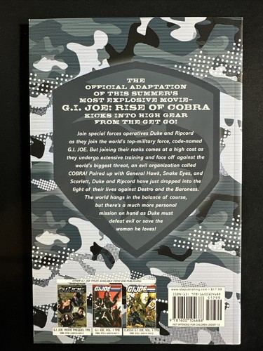 GI Joe Rise of Cobra official Movie adaption 2009 IDW TPB New - Picture 2 of 2