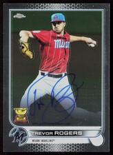 2022 Topps Chrome #CVA-TR Trevor Rogers Veteran Autographs