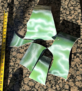 MONSTER TRUCK FIBERGLASS PART PIECE OF GRAVE DIGGER MONSTER JAM TRUCK AUTHENTIC