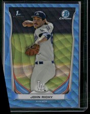 2014 Bowman Draft #CDP98 John Richy Chrome Blue Wave Refractors