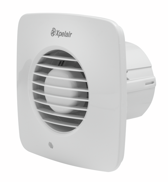 Xpelair Simply Silent DX100BS 100mm Standard Square Extractor Fan 2 Speed Square - Image 2