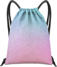 Drawstring Backpack for String Bag Waterproof Cute Sports Beach Swimming Travel