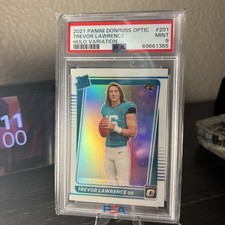 Trevor Lawrence [Holo Variation] #201 Prices | 2021 Panini Donruss