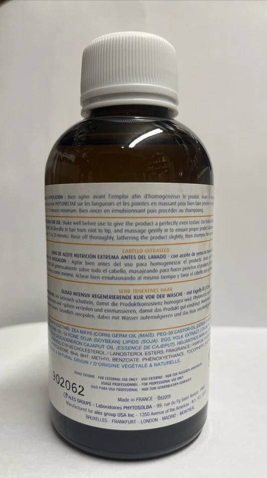 Phyto's Phytonectar pre-shampoo ultra nourishing oil treatment 2 Bottles 5oz - Image 3 of 3