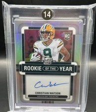 CHRISTIAN WATSON 2022 CONTENDERS OPTIC ROOKIE AUTO /75