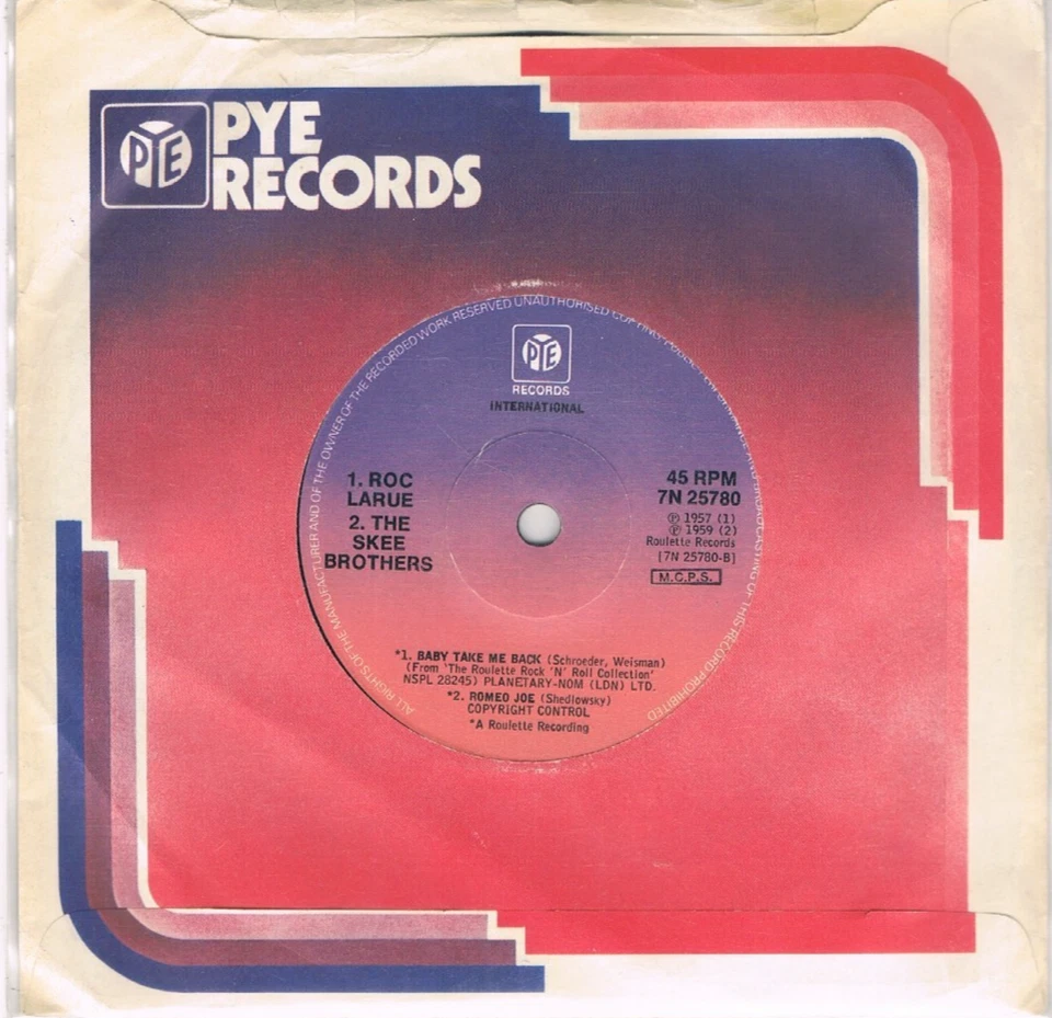 7" - ROCK-A-TEENS - WOO HOO  - UK  RE-ISSUE FLC - Bild 2 von 2
