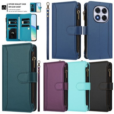 Brieftasche Reißverschluss Leder Handy Hülle Cover für Xiaomi 15 17T Redmi Note 14 Pro 13 12